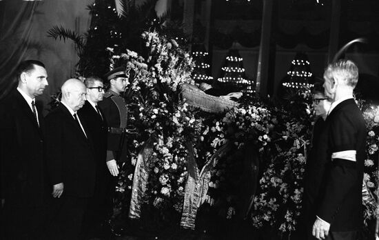 Elizabeth Gurley Flynn lies in state