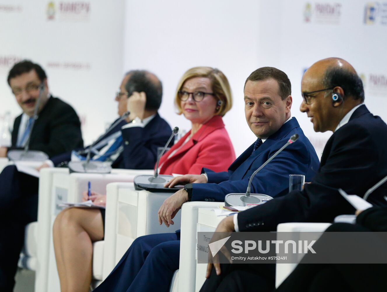 Prime Minister Dmitry Medvedev attends 10th Gaidar Forum