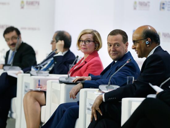 Prime Minister Dmitry Medvedev attends 10th Gaidar Forum