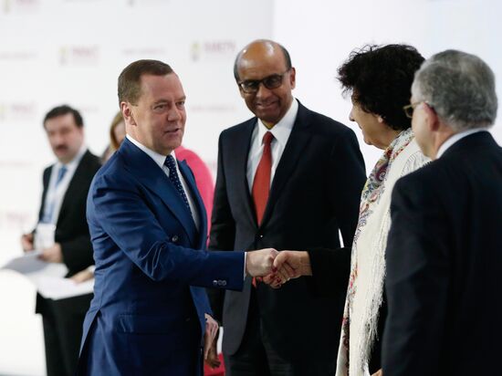Prime Minister Dmitry Medvedev attends 10th Gaidar Forum
