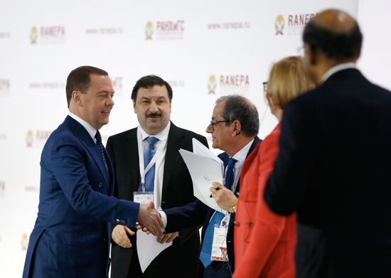 Prime Minister Dmitry Medvedev attends 10th Gaidar Forum