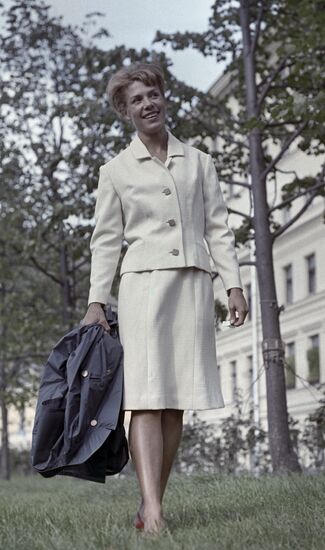 Soviet gymnast Larisa Latynina