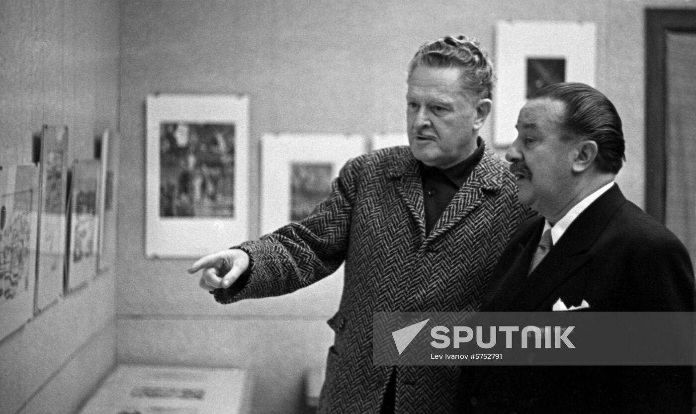 "Adolf Hoffmeister's portraits and illustrations" exhibition