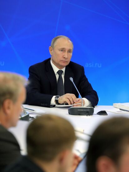 President Vladimir Putin chairs meeting of Agency for Strategic Initiatives Supervisory Board