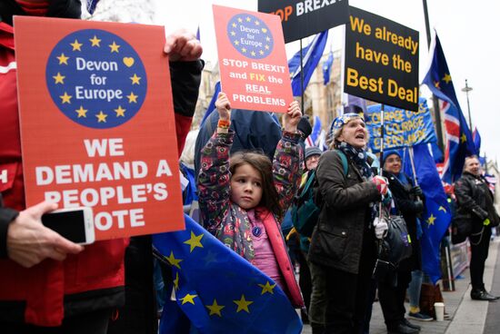 Great Britain Brexit Protests