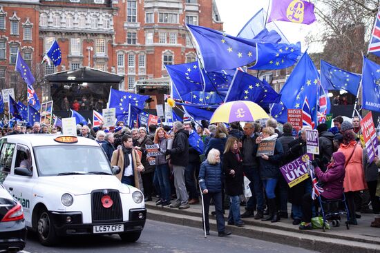 Great Britain Brexit Protests