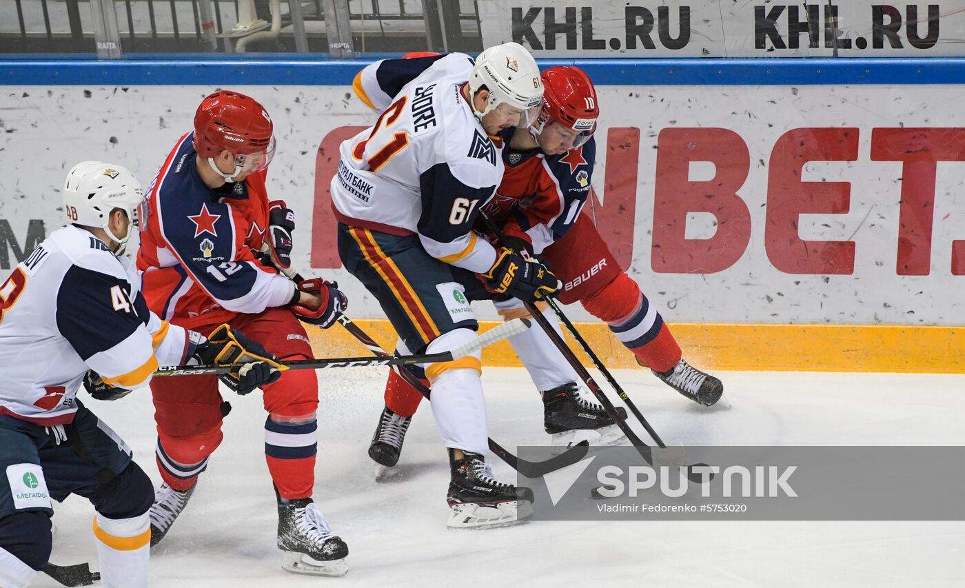 Russia Ice Hockey CSKA - Metallurg