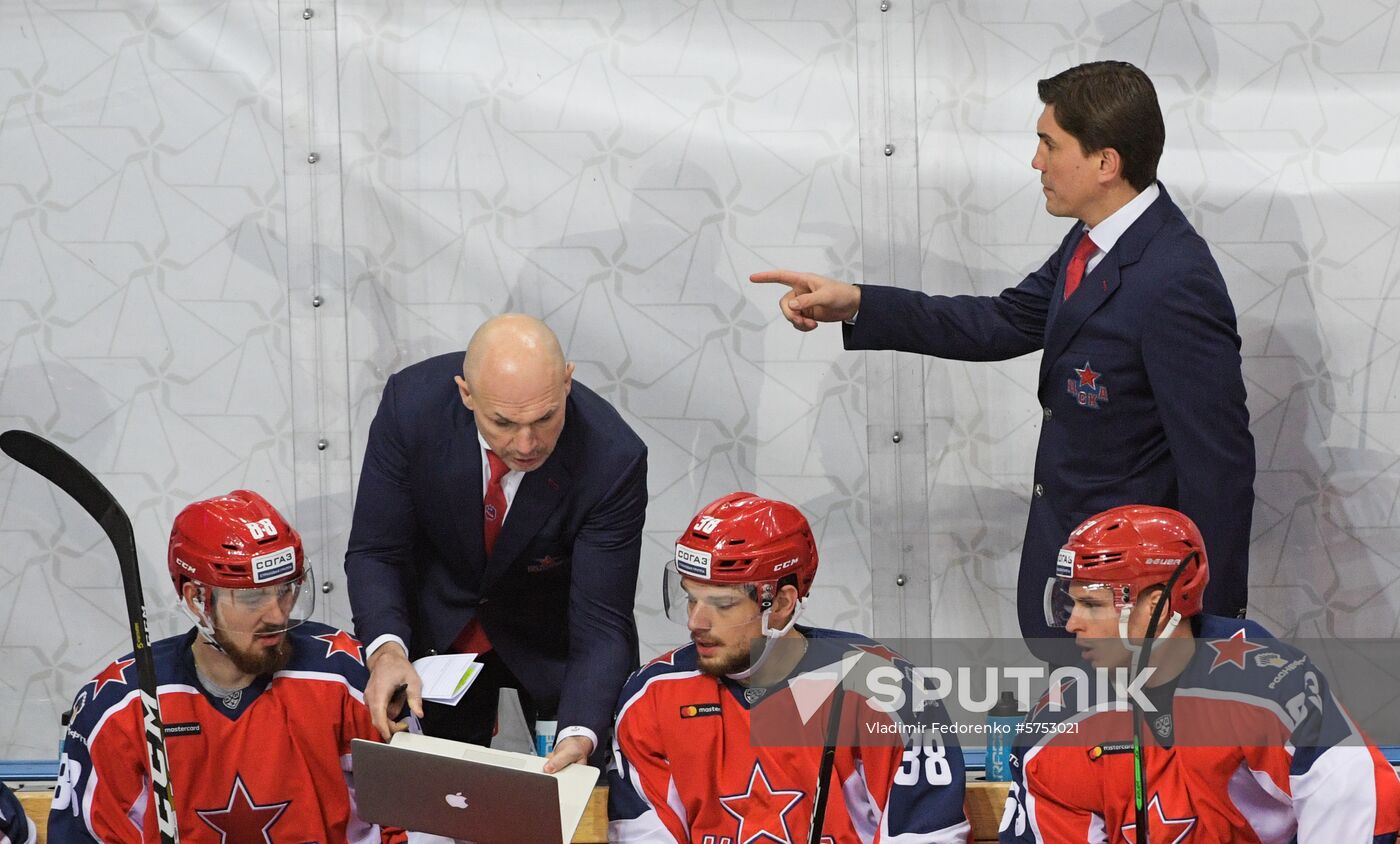 Russia Ice Hockey CSKA - Metallurg