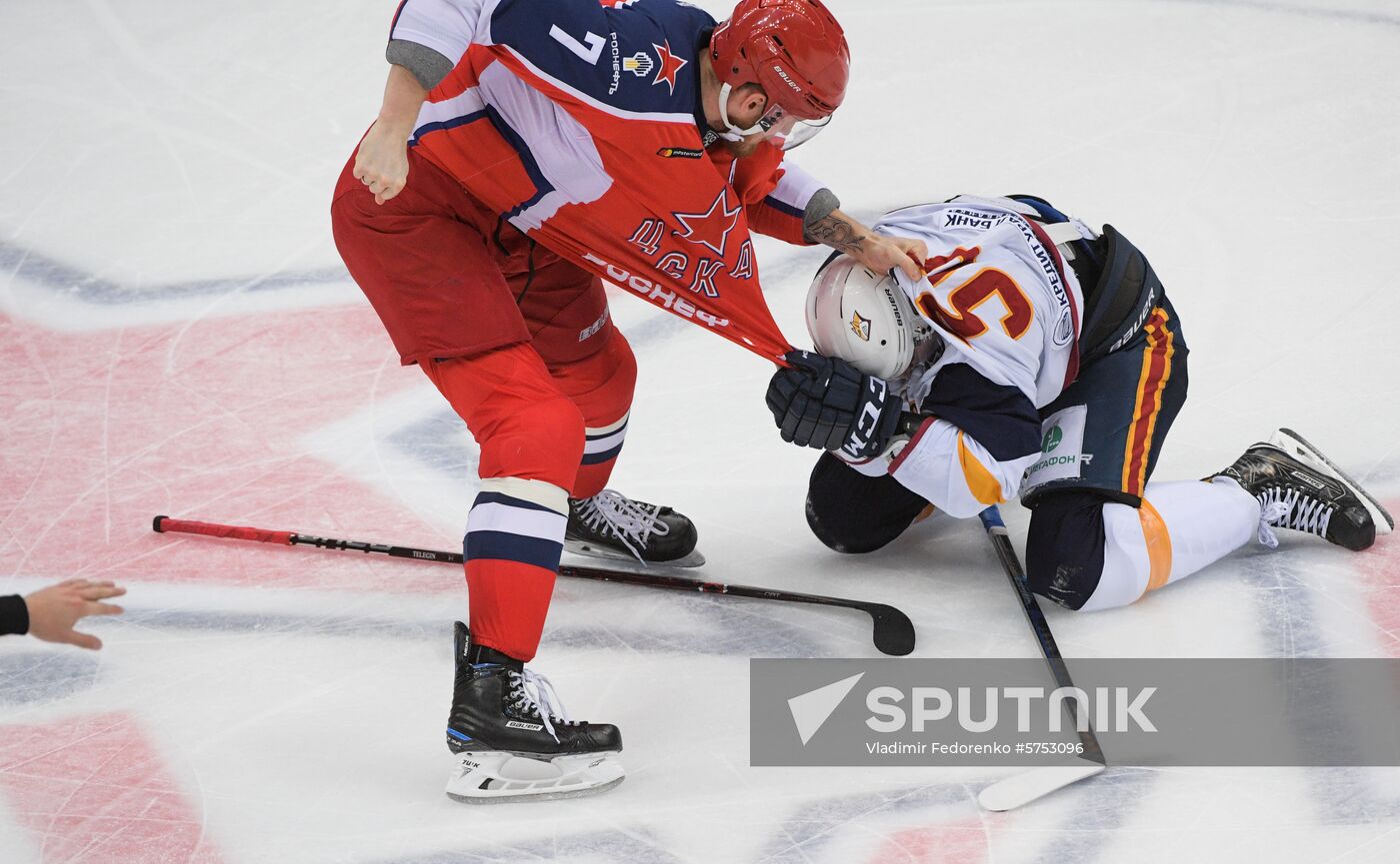 Russia Ice Hockey CSKA - Metallurg