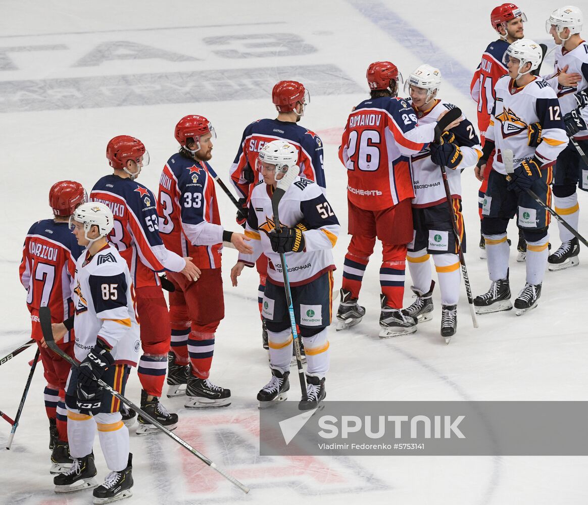 Russia Ice Hockey CSKA - Metallurg