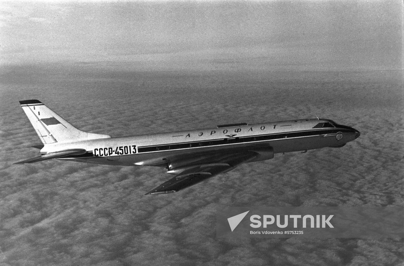 TU-124 aircraft