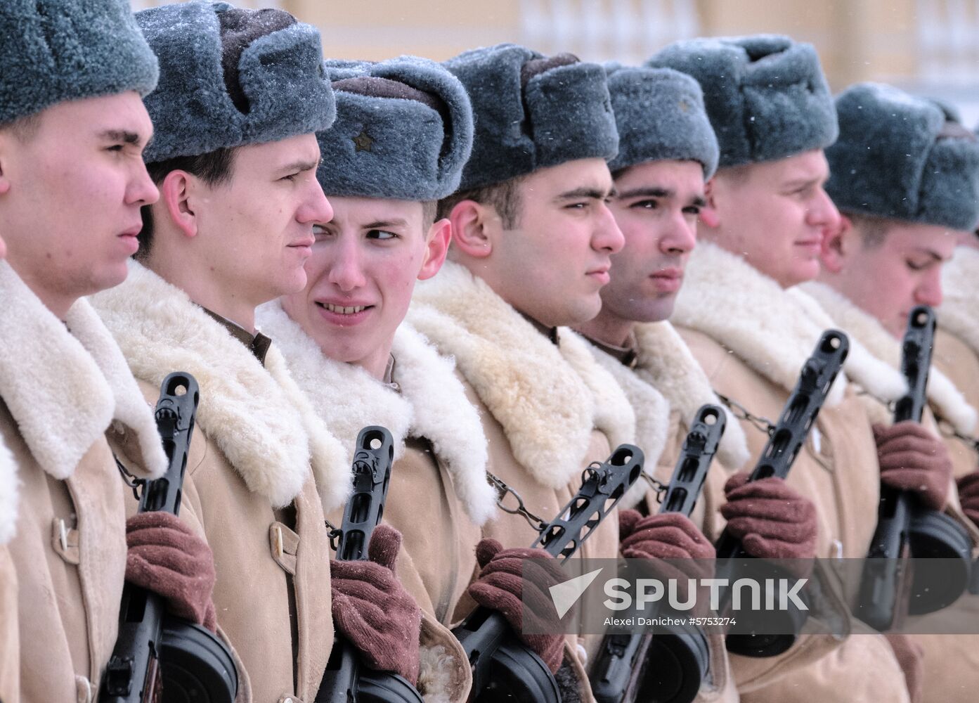 Russia End of Leningrad Siege Anniversary