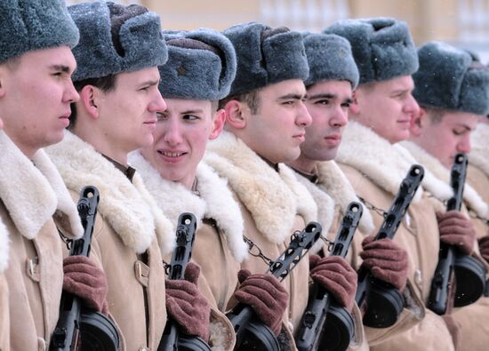 Russia End of Leningrad Siege Anniversary