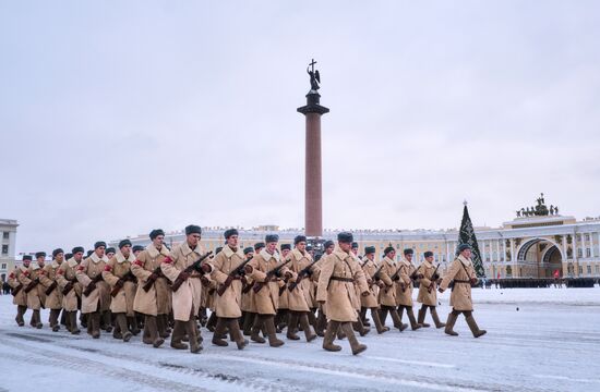 Russia End of Leningrad Siege Anniversary