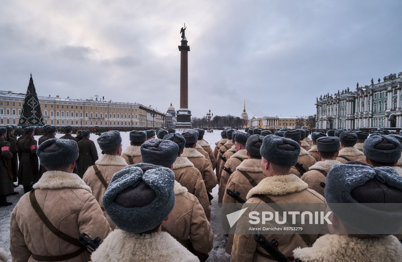 Russia End of Leningrad Siege Anniversary