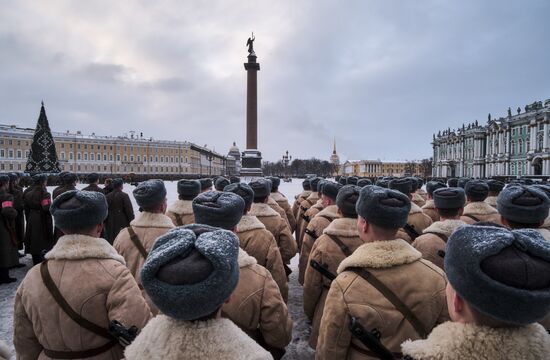 Russia End of Leningrad Siege Anniversary