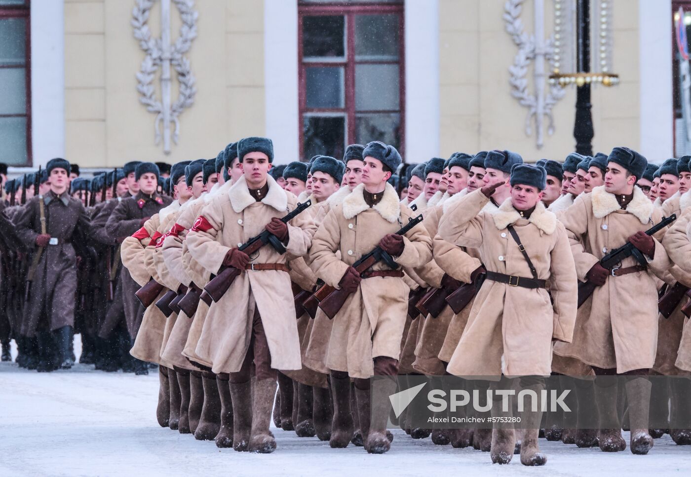 Russia End of Leningrad Siege Anniversary