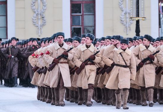 Russia End of Leningrad Siege Anniversary