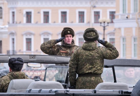 Russia End of Leningrad Siege Anniversary
