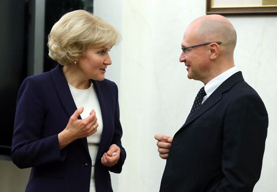 President Vladimir Putin holds meeting with Government members