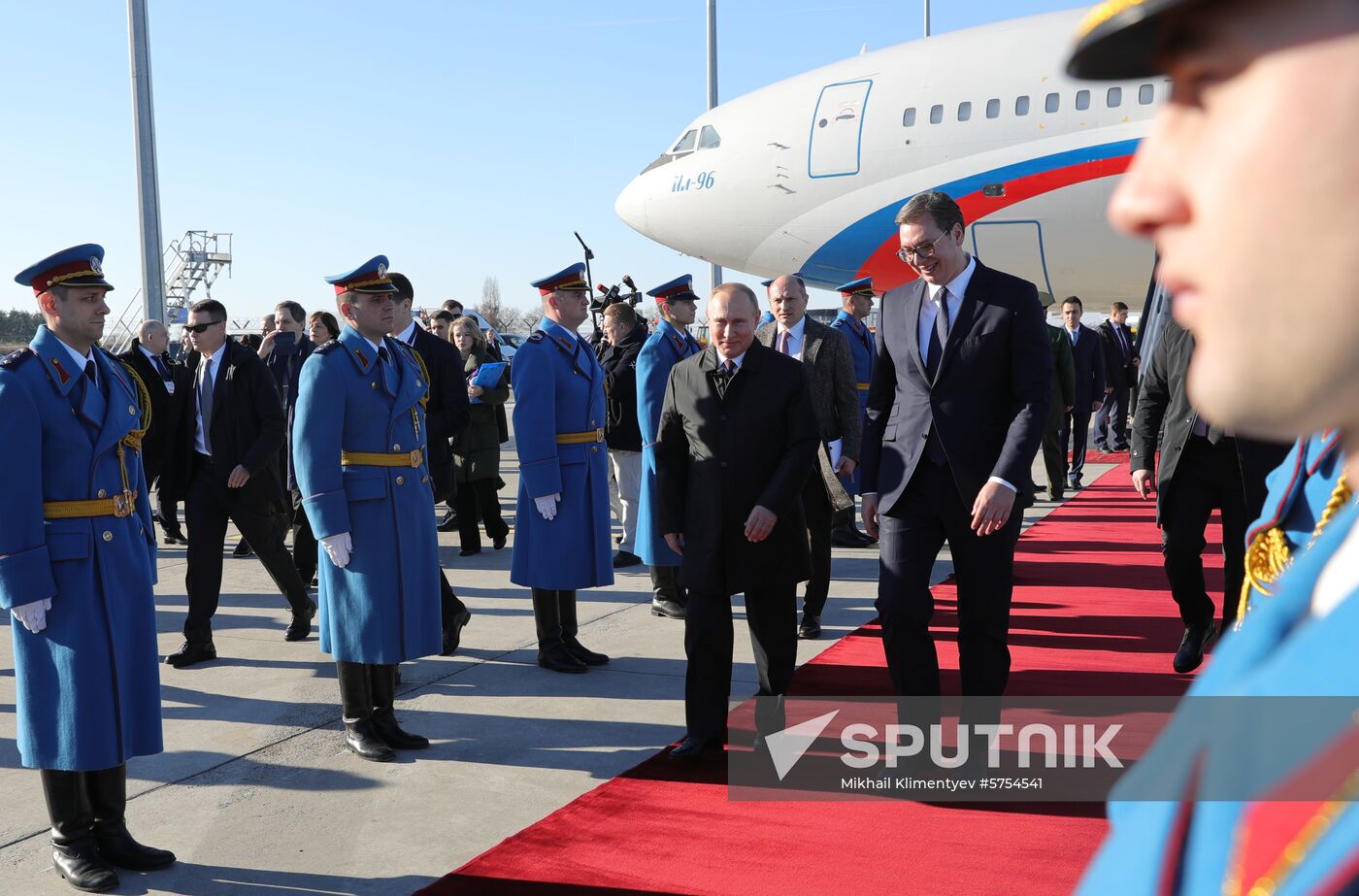 Vladimir Putin's official visit to Serbia