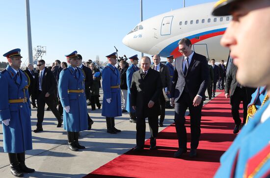Vladimir Putin's official visit to Serbia