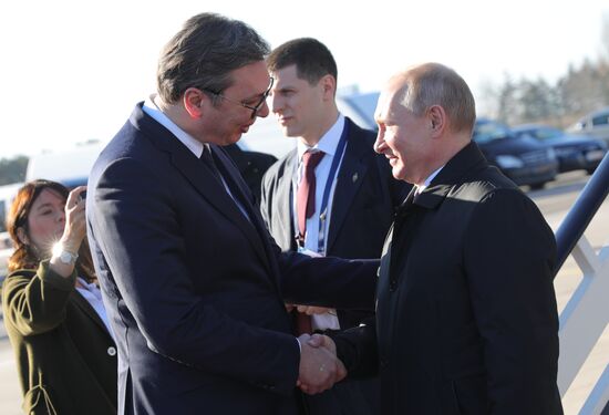 Vladimir Putin's official visit to Serbia
