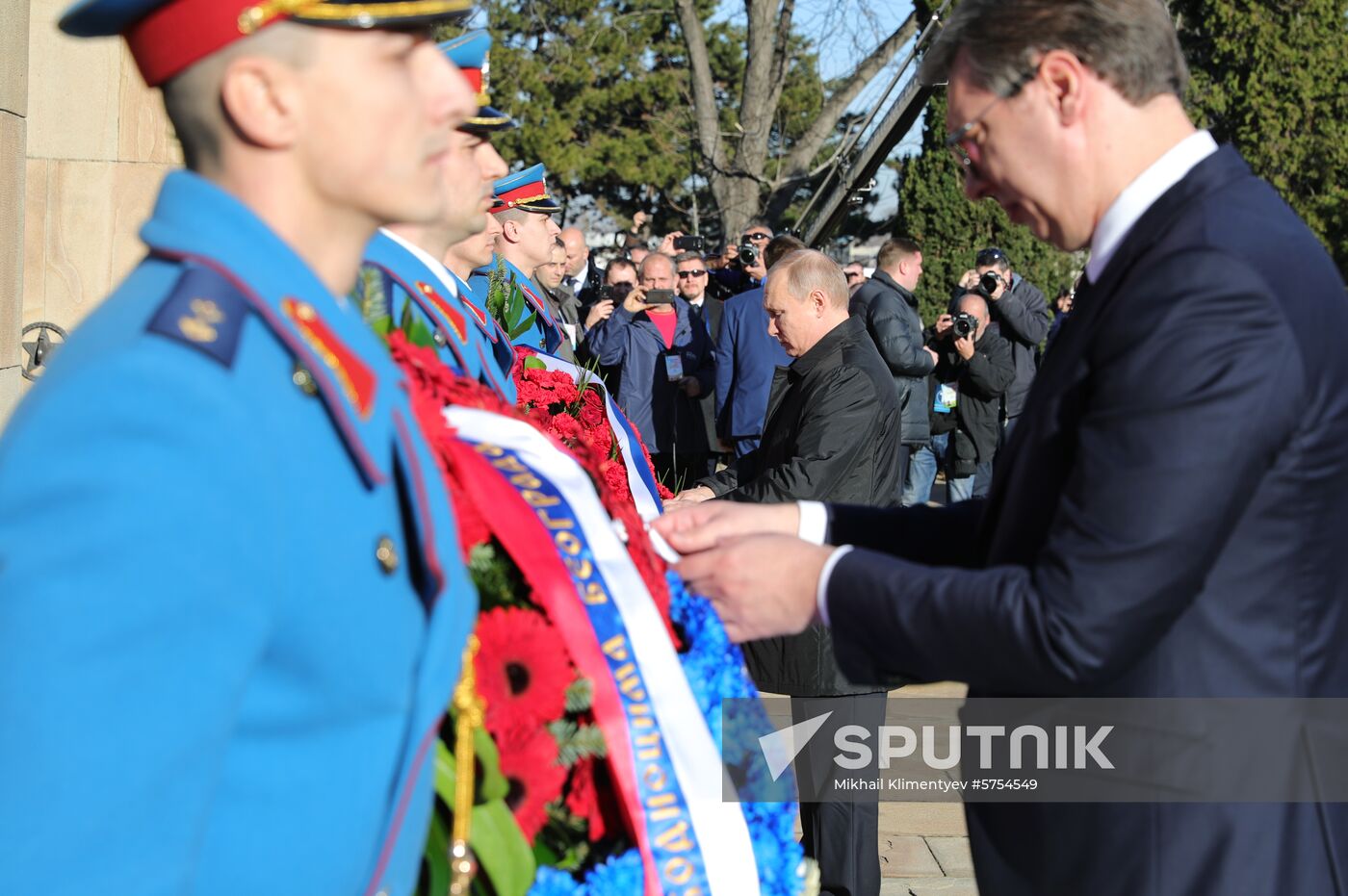 Vladimir Putin's official visit to Serbia