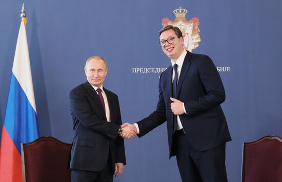 Vladimir Putin's official visit to Serbia