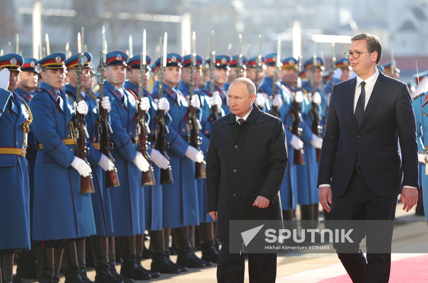 Vladimir Putin's official visit to Serbia