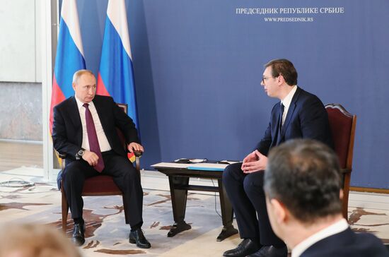 Vladimir Putin's official visit to Serbia