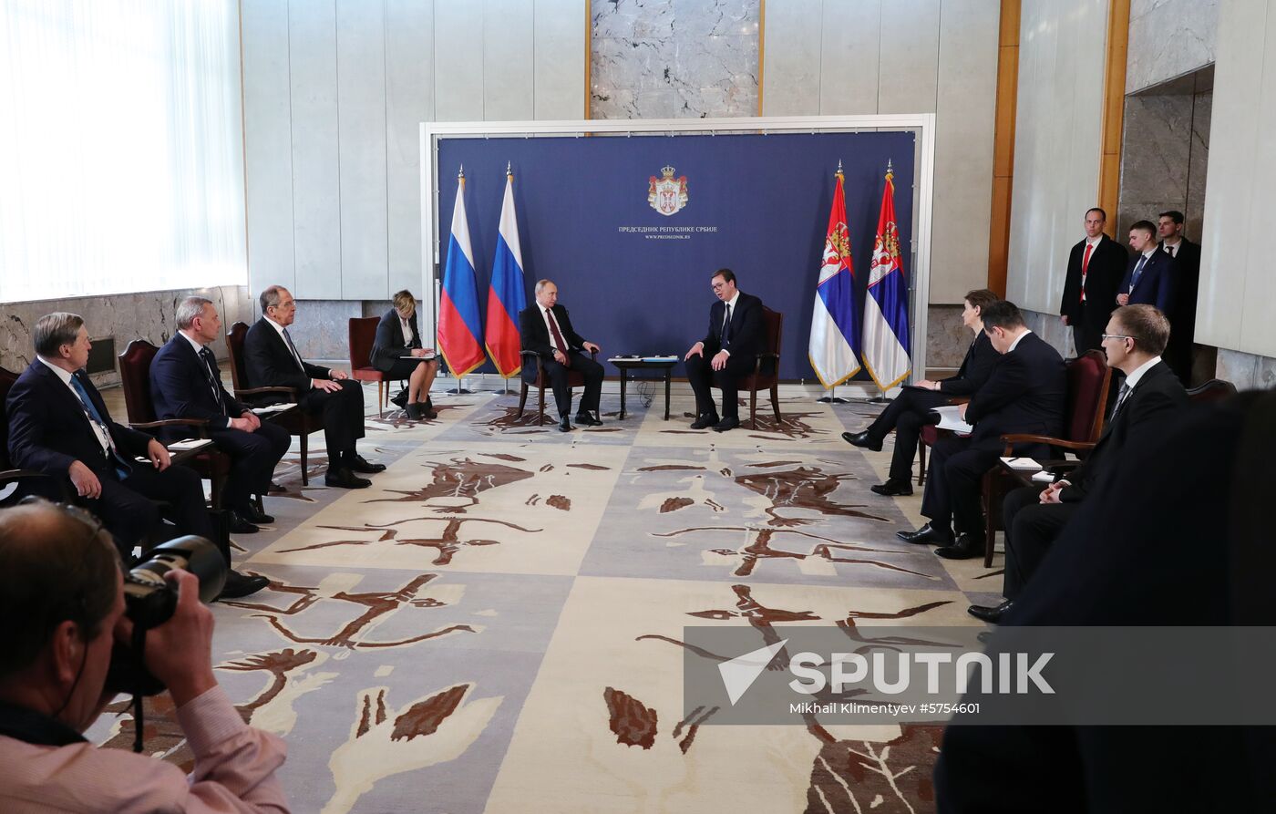 Vladimir Putin's official visit to Serbia