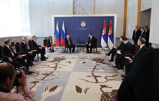 Vladimir Putin's official visit to Serbia