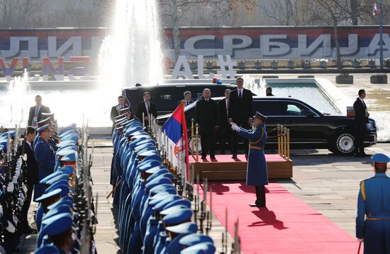 Vladimir Putin's official visit to Serbia