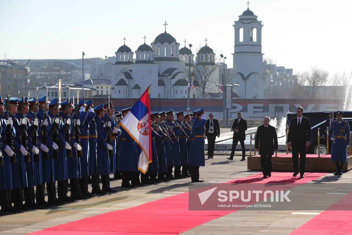 Vladimir Putin's official visit to Serbia