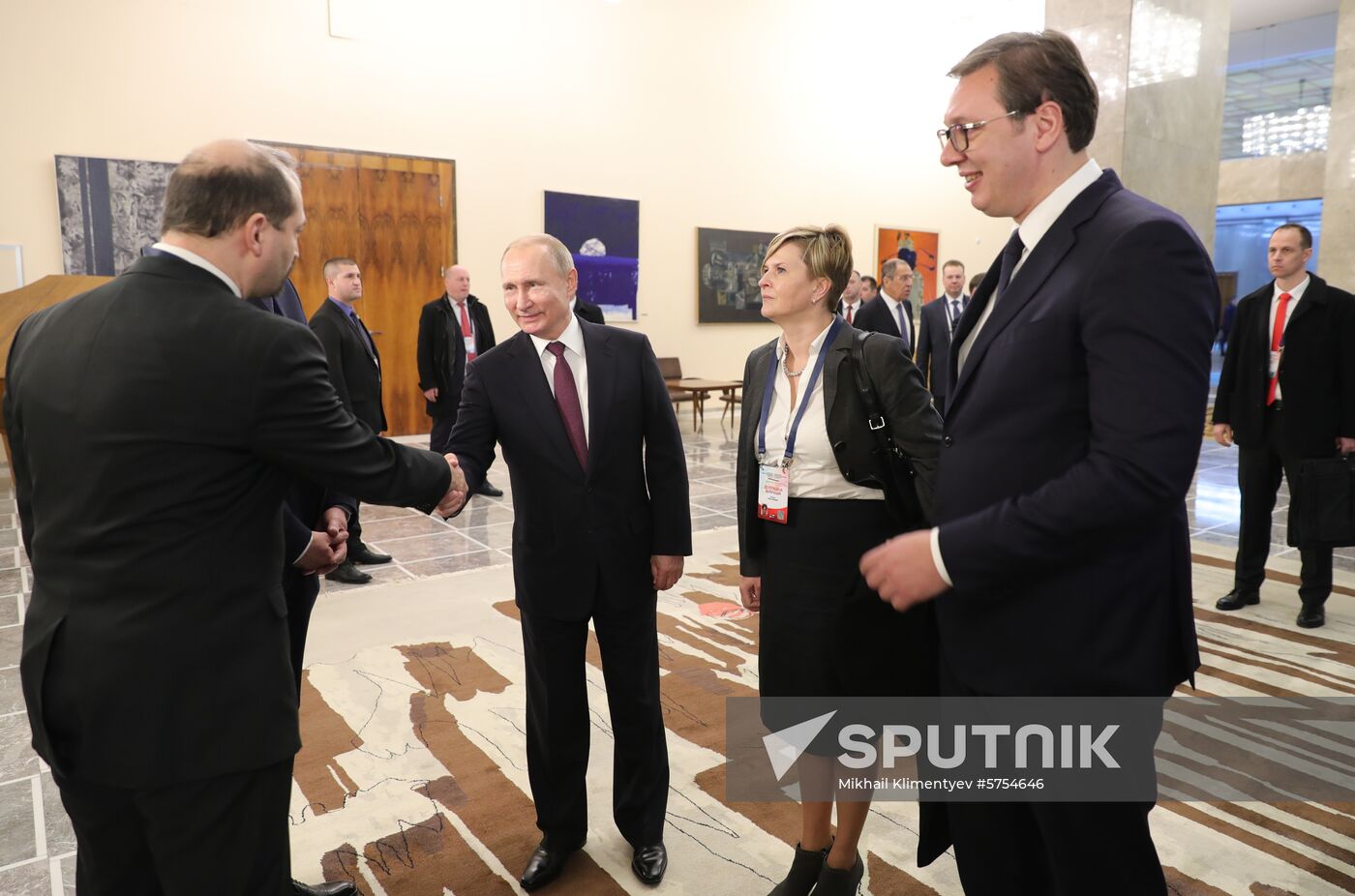 Vladimir Putin's official visit to Serbia