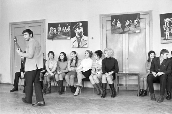 At Dolgy Ford folk theater of Minsk Tractor Plant's Cultural Center