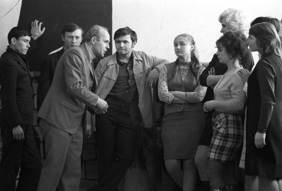 At Dolgy Ford folk theater of Minsk Tractor Plant's Cultural Center