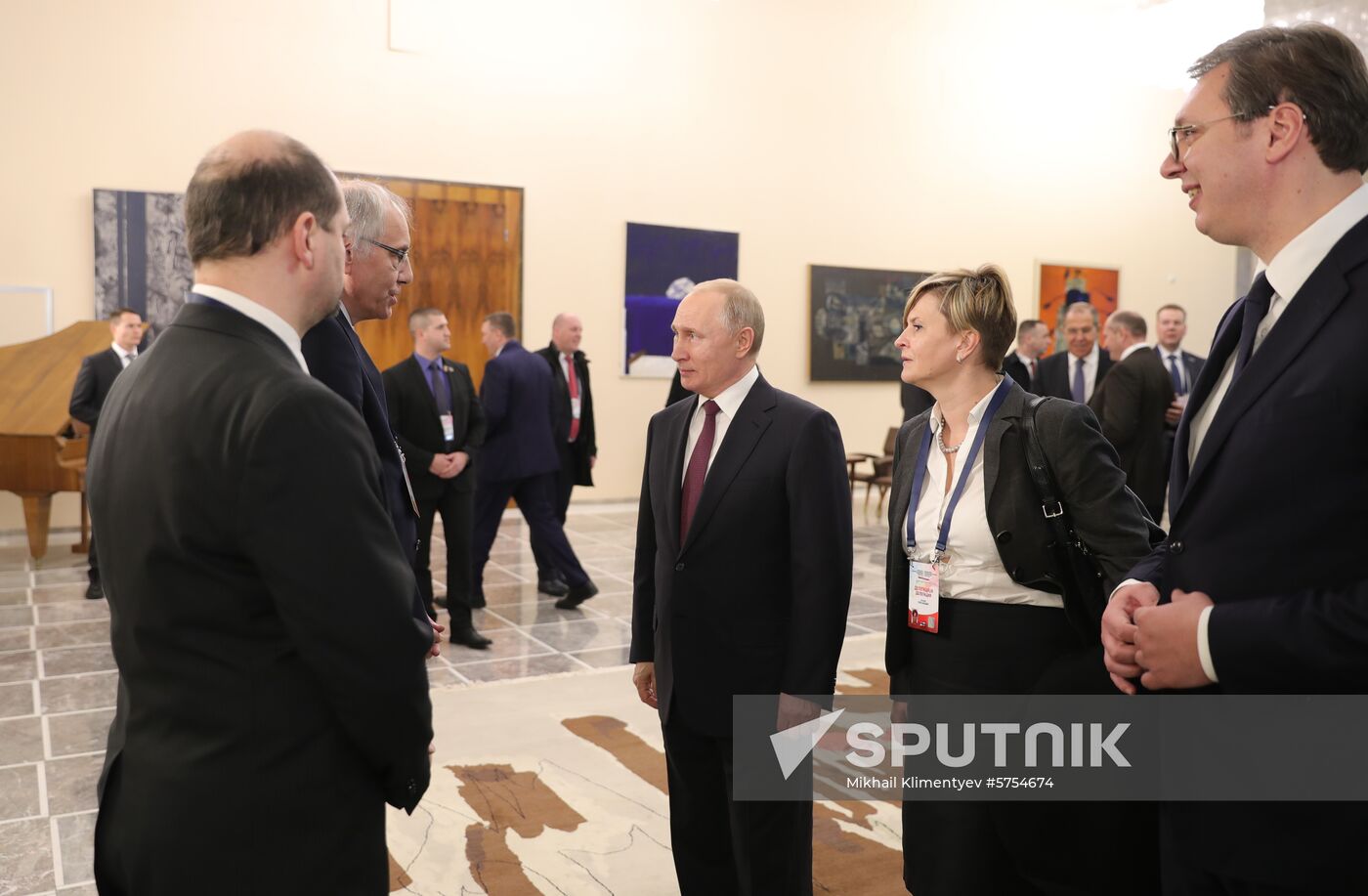 Vladimir Putin's official visit to Serbia