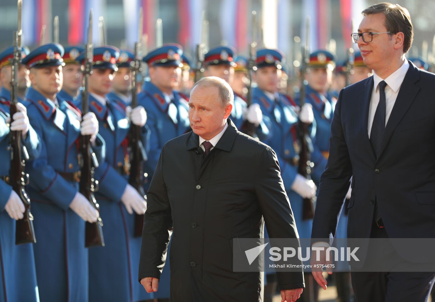 Vladimir Putin's official visit to Serbia