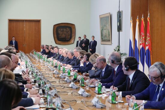 Vladimir Putin's official visit to Serbia