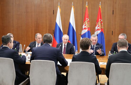 Vladimir Putin's official visit to Serbia