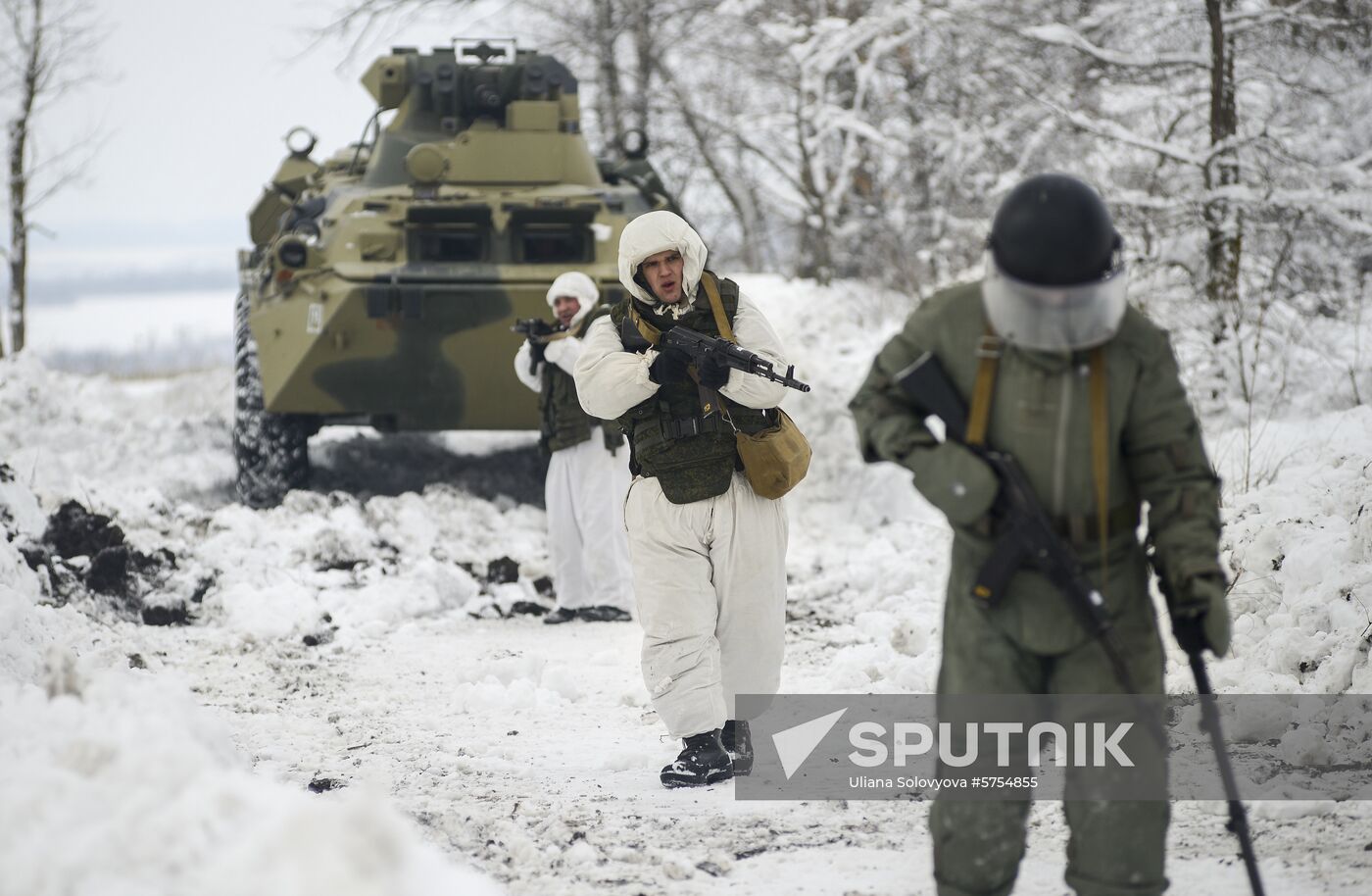 Russia Engineering Corps Drills