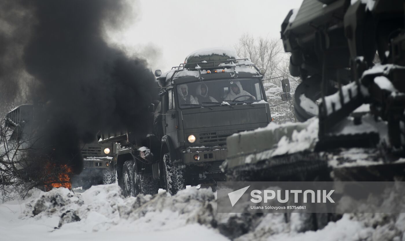 Russia Engineering Corps Drills