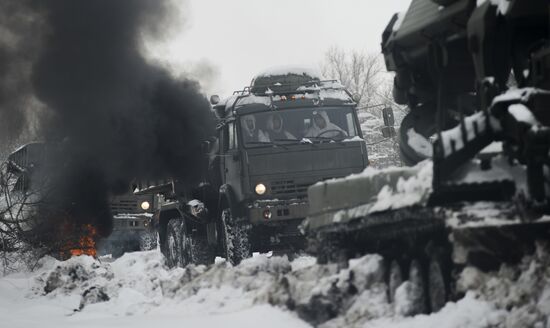 Russia Engineering Corps Drills