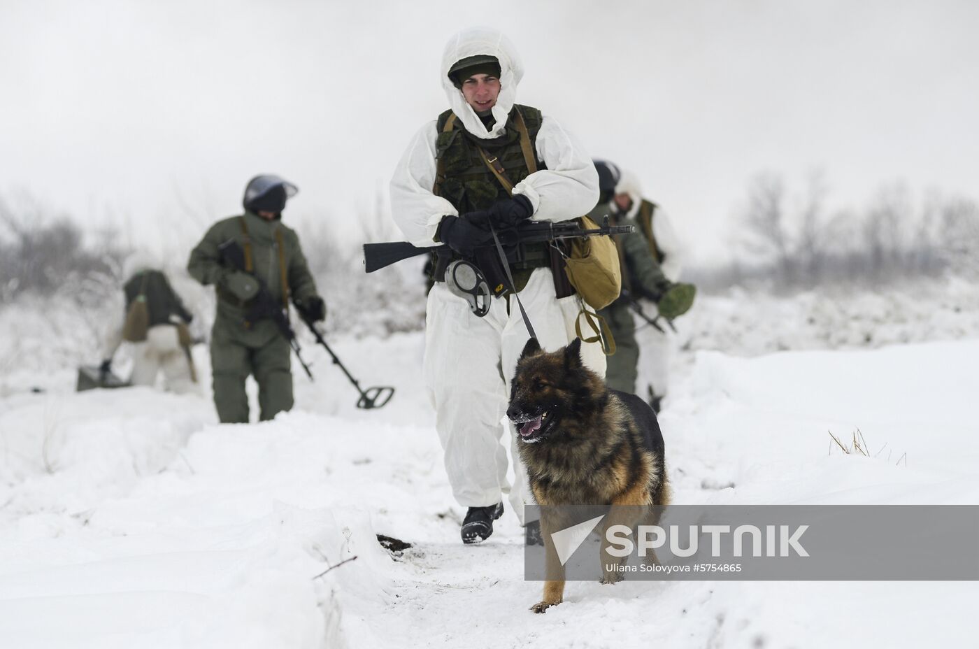 Russia Engineering Corps Drills