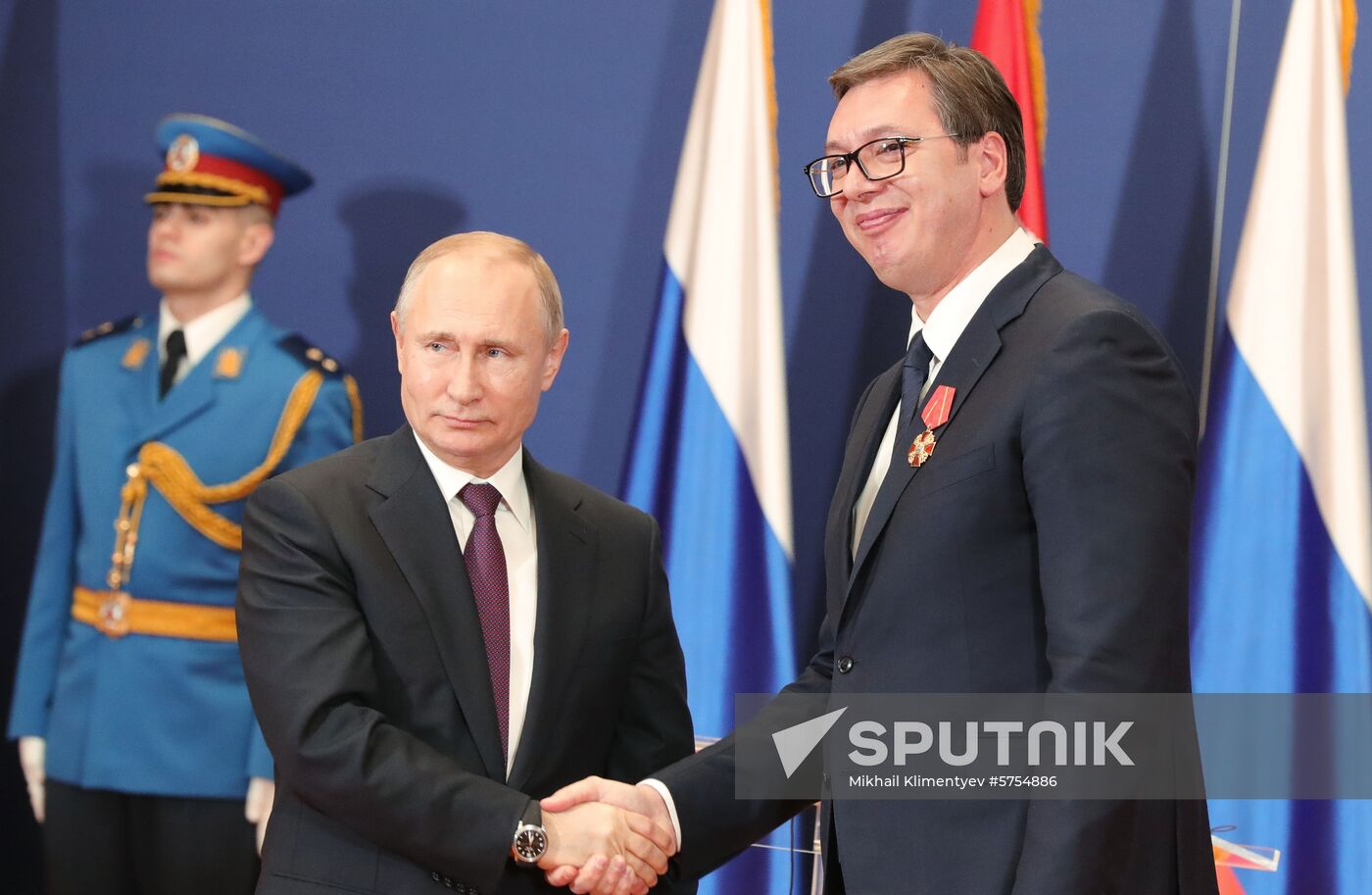 Vladimir Putin's official visit to Serbia