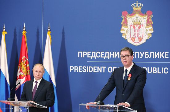 Vladimir Putin's official visit to Serbia