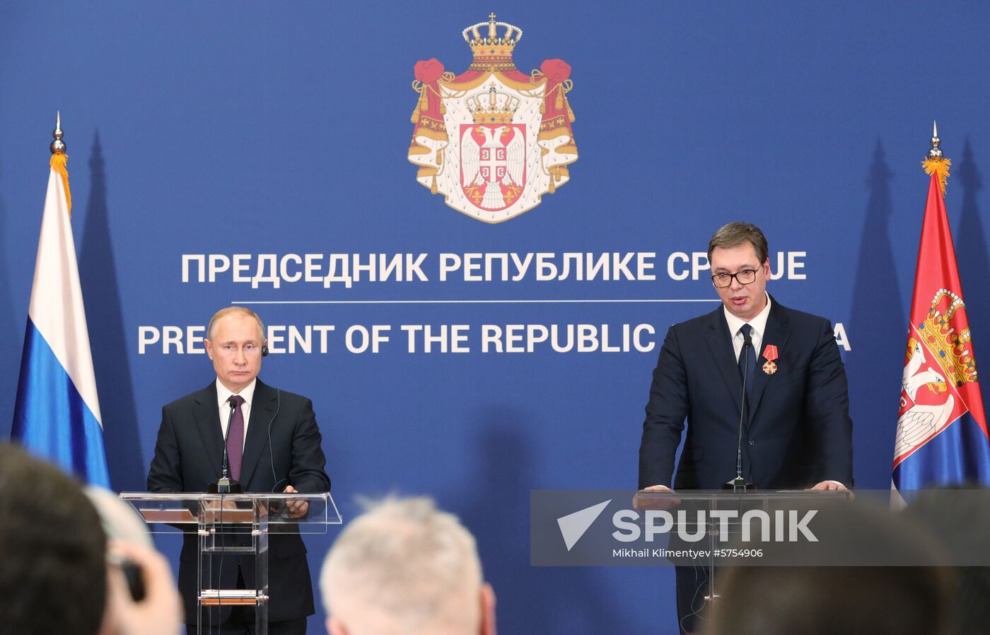 Vladimir Putin's official visit to Serbia