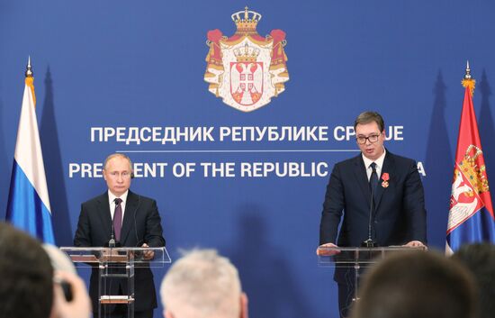 Vladimir Putin's official visit to Serbia